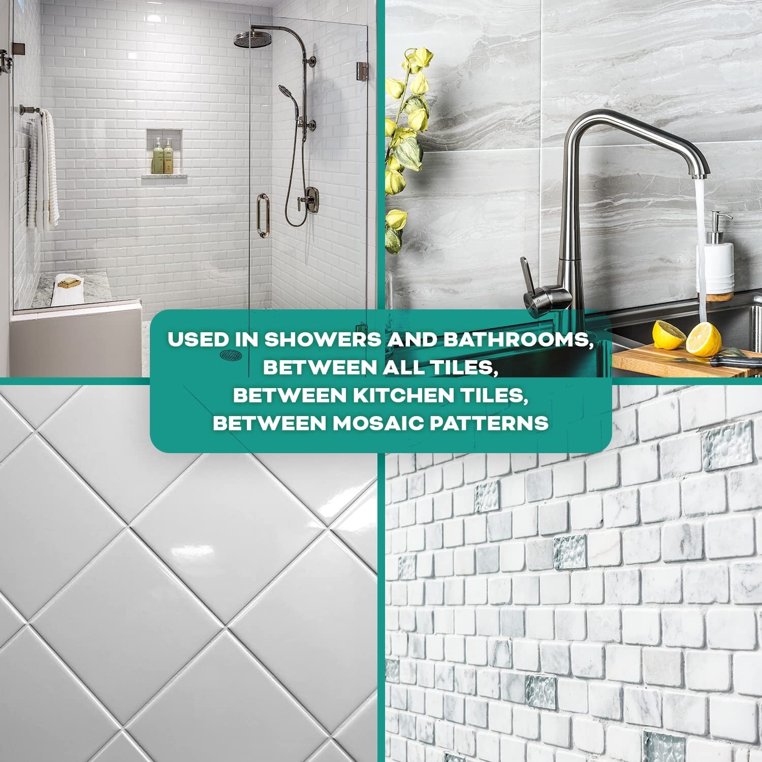 Lykia Grout | Tile Grout Paint & Repair Kit for Bathroom , Shower Floor | B5