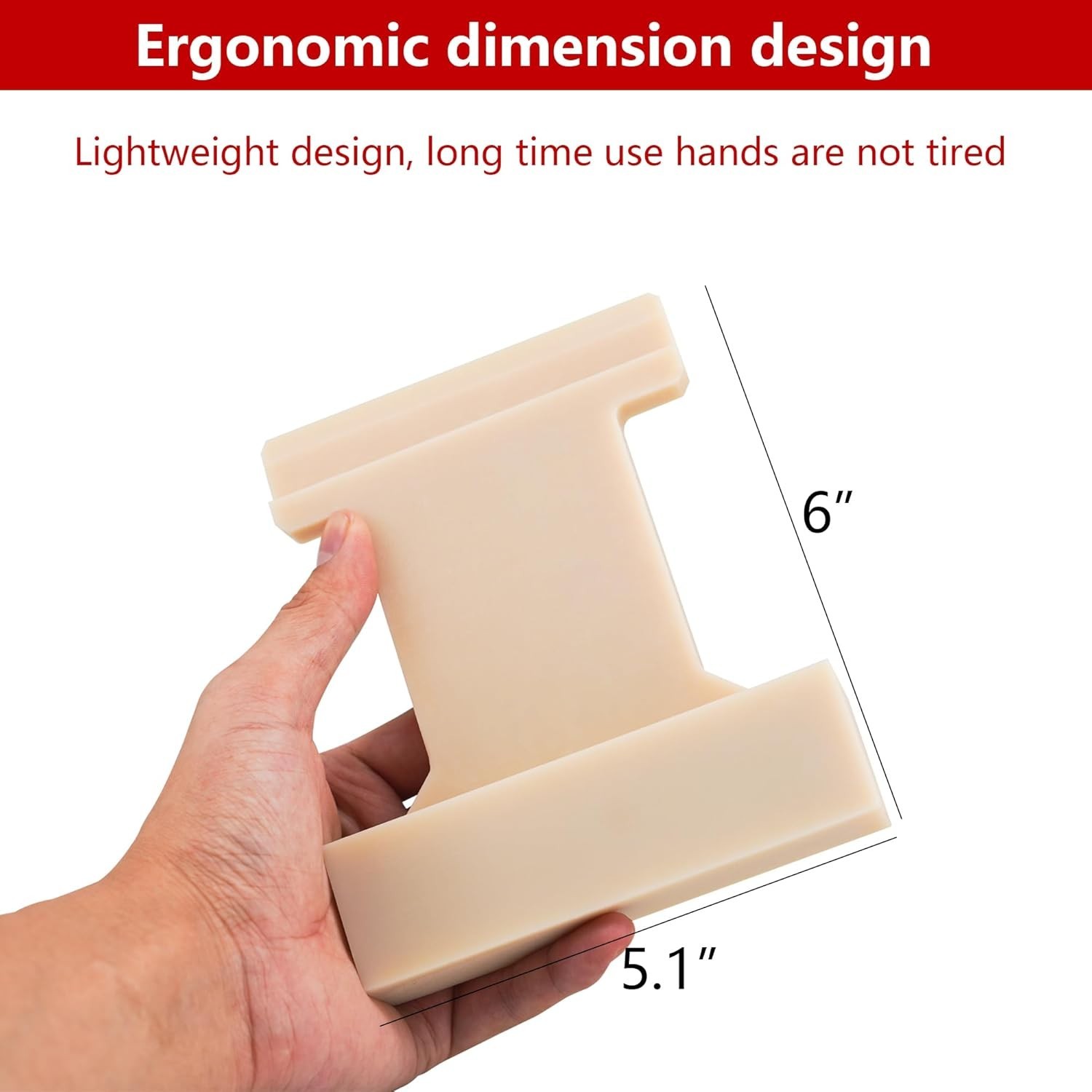 4-in-1 Wood Flooring Installation Tool – XL Tapping Block, Nylon, Laminate Tool