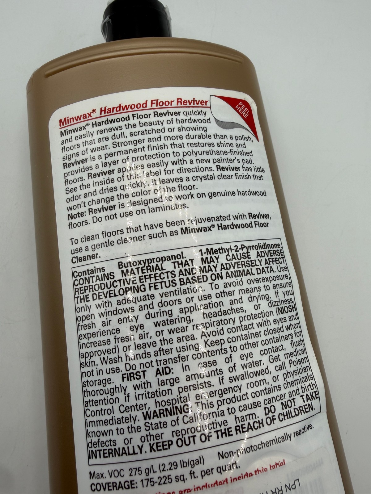 Minwax Hardwood Floor Reviver Low Gloss Polyurethane Finish Restorer 32 oz Bs331