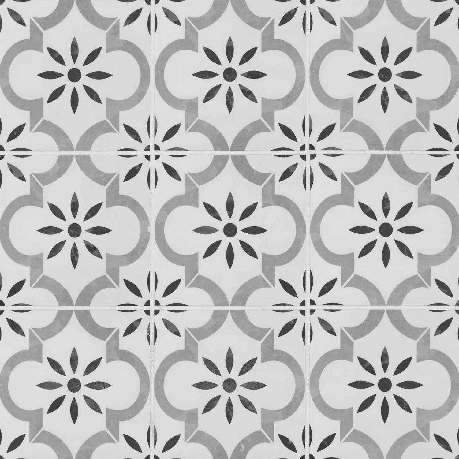 Ackland AKNPTAMA8X8M-CA Amara – 8″ x 8″ Porcelain Encaustic Floor – Akara