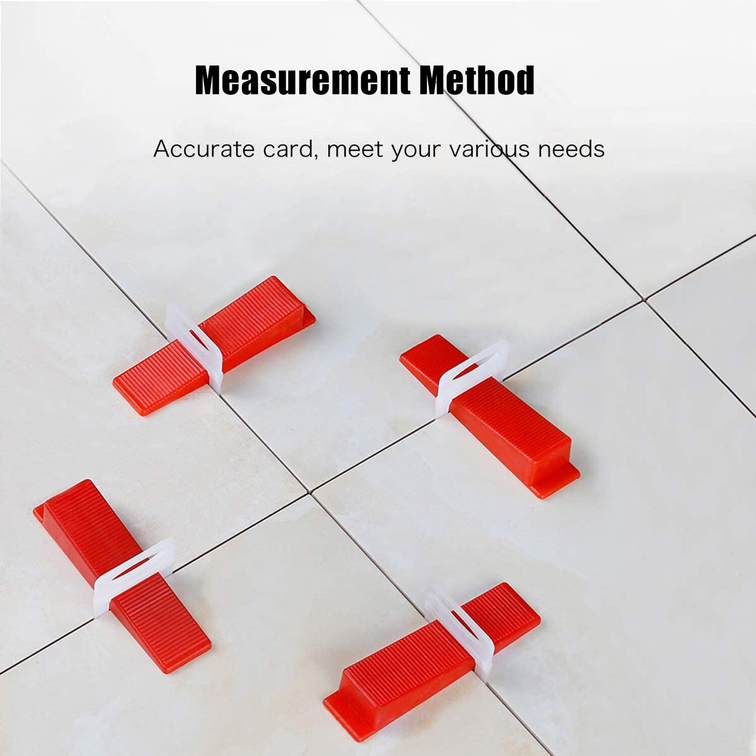 800x Clips Tile Leveling System Set 1.5mm Tile Spacer for Tile Installation tool