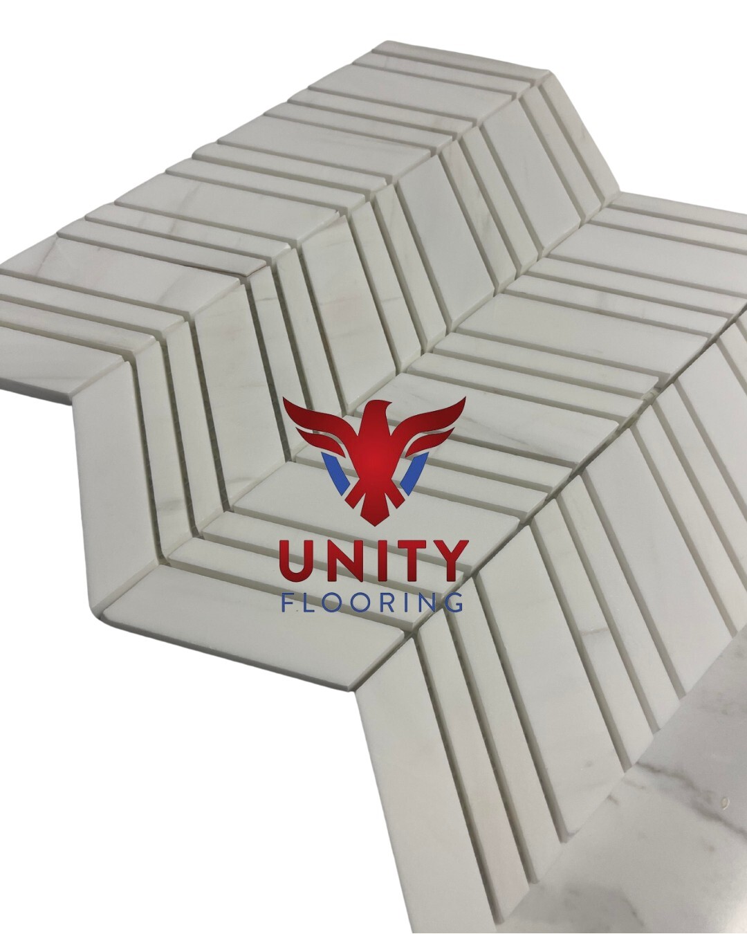 BIANCO VENATO CHEVRON HONED OFF WHITE GLOSS TILE MOSAIC 12X12, KITCHEN, BATHROOM