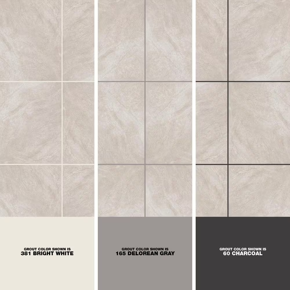 Portland Stone Gray 18 In. X 18 In. Glazed Ceramic Floor and Wall Tile (348.8 Sq