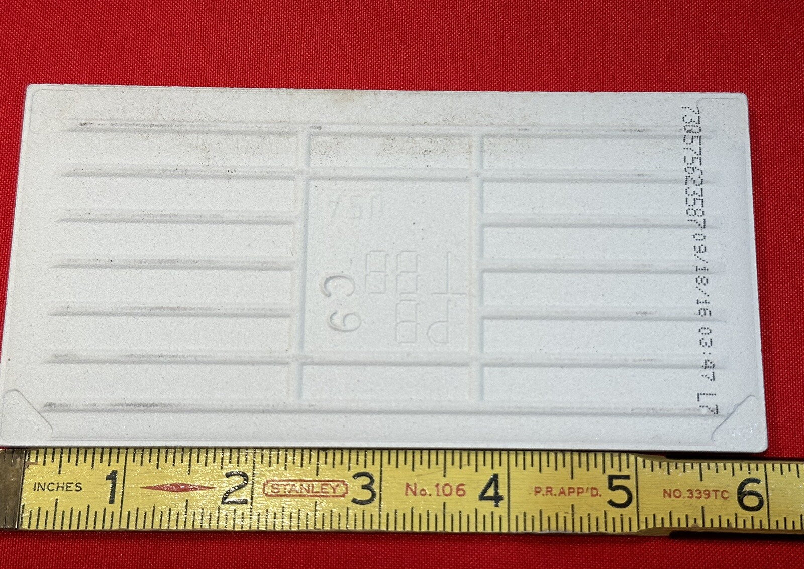 1 pc. Starting Line White: 3″ X 6″ Ceramic Tile by American Olean, #SL10, New