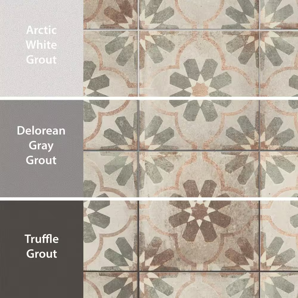 D’Anticatto Decor Florence 8-3/4 In. X 8-3/4 In. Porcelain Floor and Wall Tile (