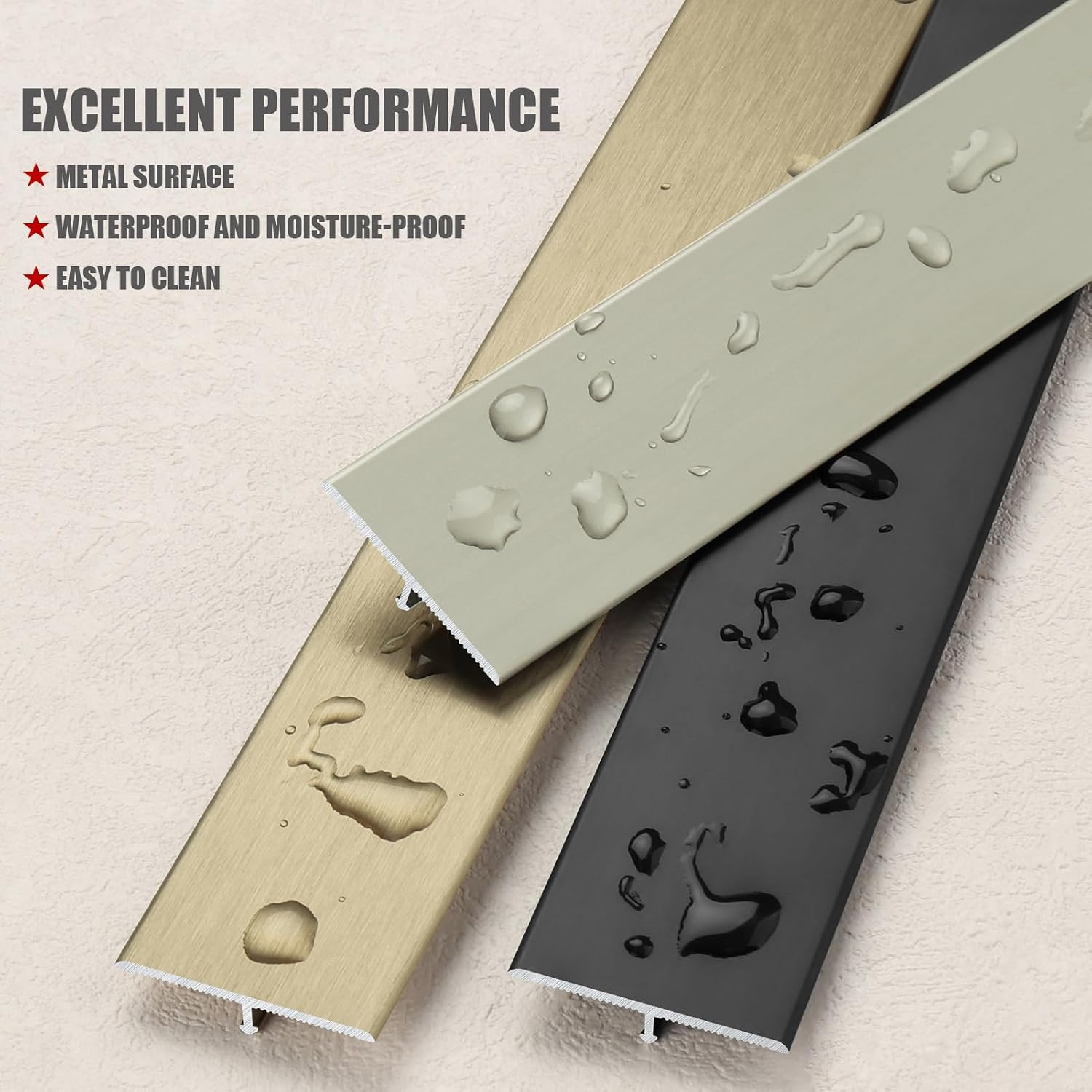 Aluminum T Molding Floor Transition Strip,Door Threshold Strip,Flat Flooring Div