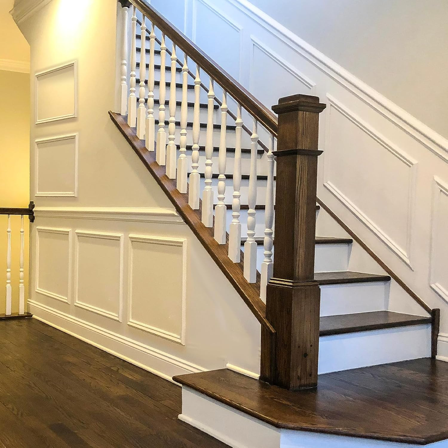 Accent Wall Molding Kit Premade Wainscoting Panels Wall Molding Peel and Stick P
