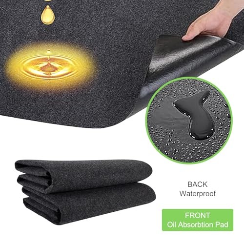 Car Garage Floor Mat, Absorbent Oil & Water Resistant Flooring Carpet, 35″ x