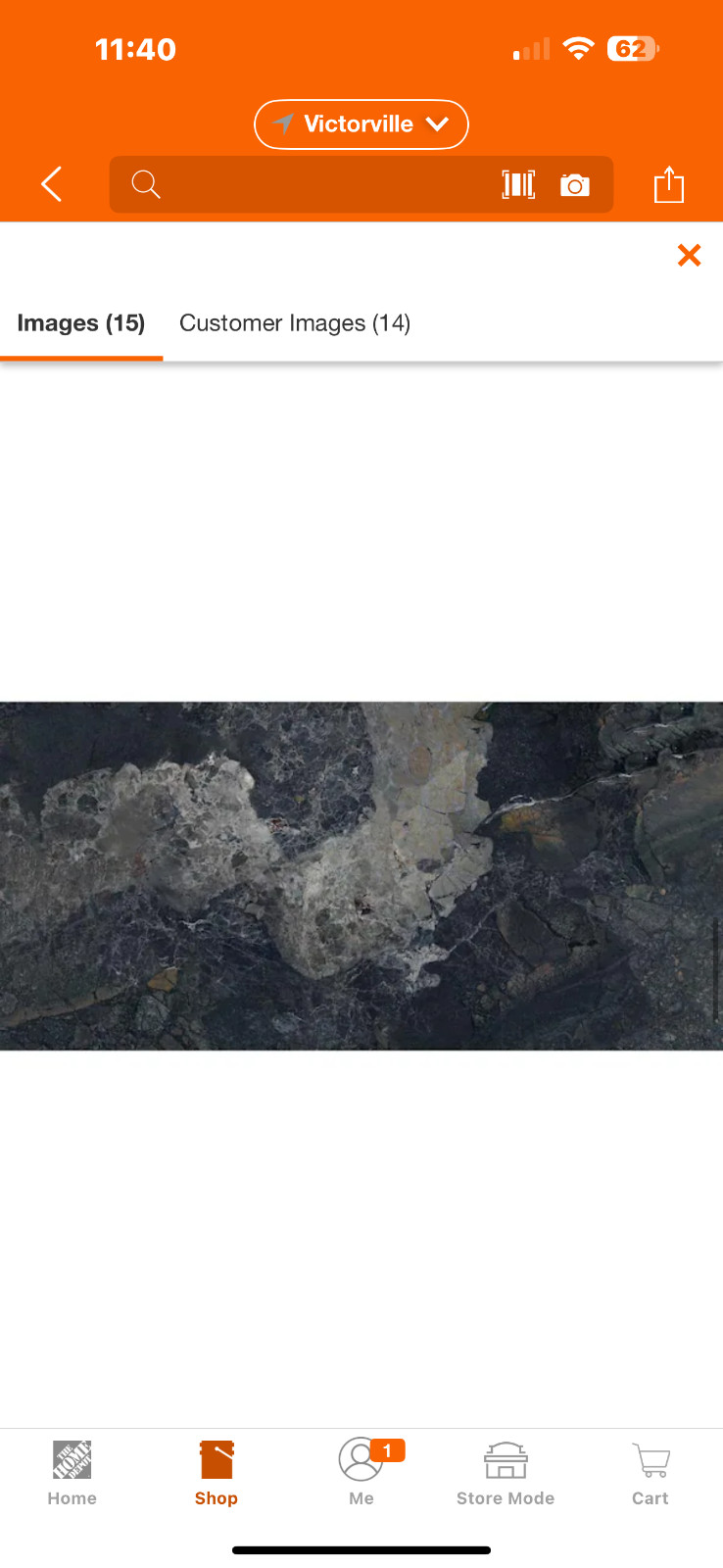 Daltile Santa Loma Nightfall 24 in. x 48 in. Polished Porcelain Stone Look Floor