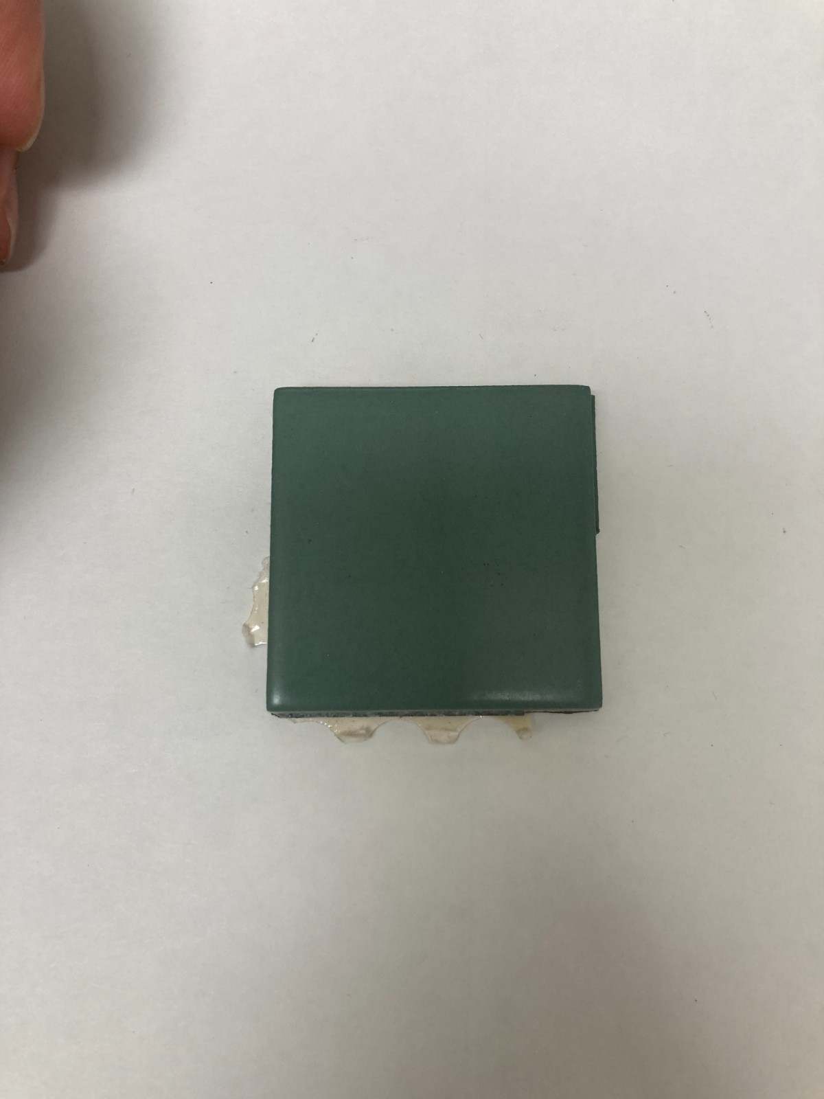 2×2 Tile Matte Patina Green Meshed Wall Remodel Ceramic C#657-555 Sample