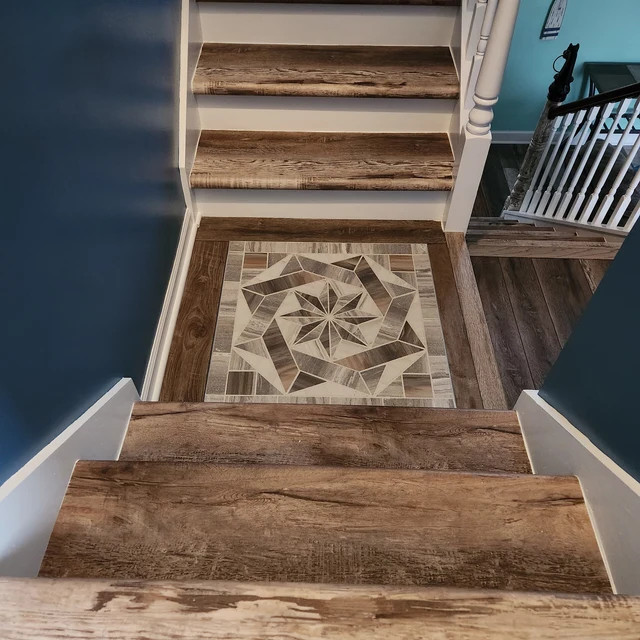 Custom made tile medallion & listello accents. Information Listing. Ebay store.