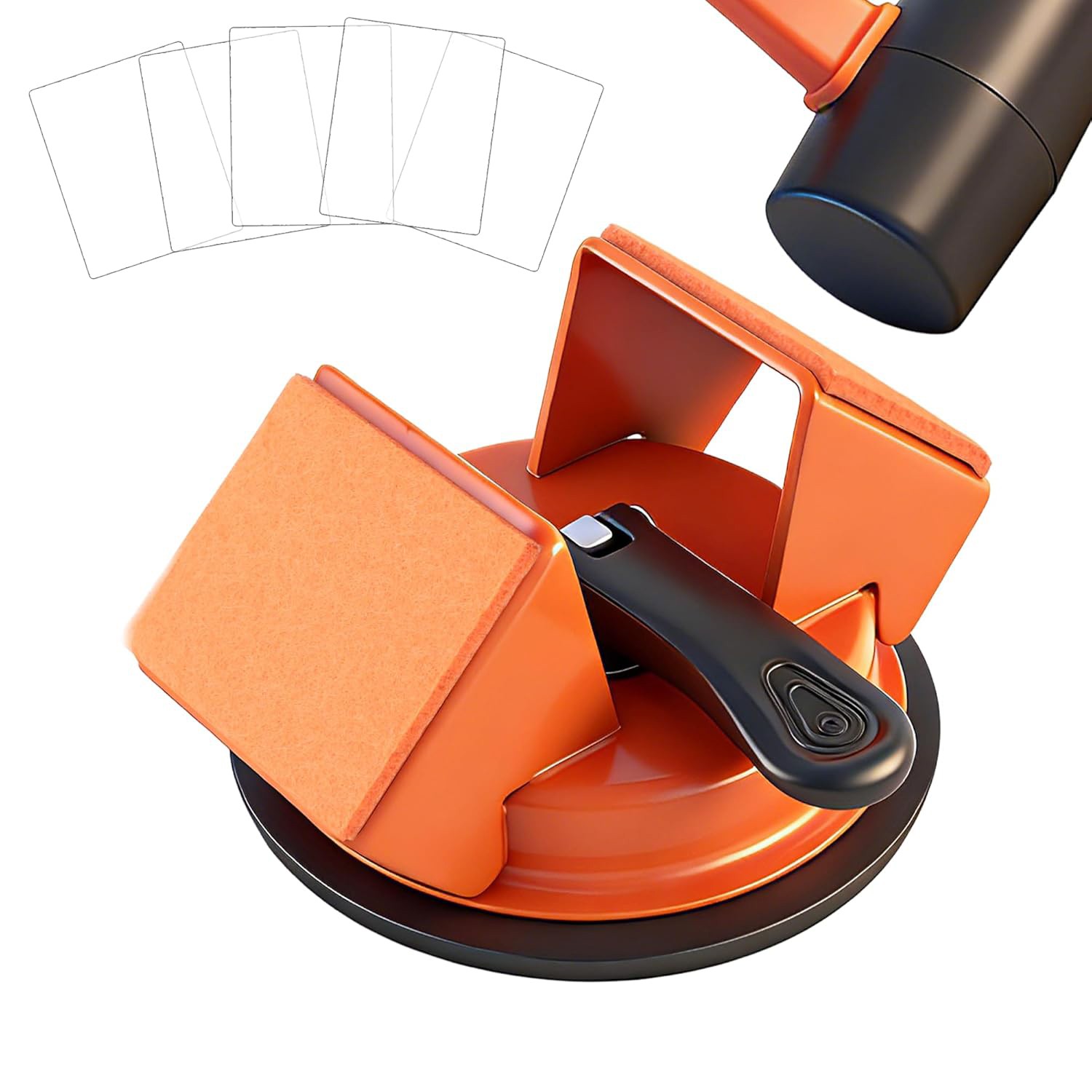 Floor Gap Fixer Tool with Suction Cup for Hardwood-Laminate and Vinyl Flooring