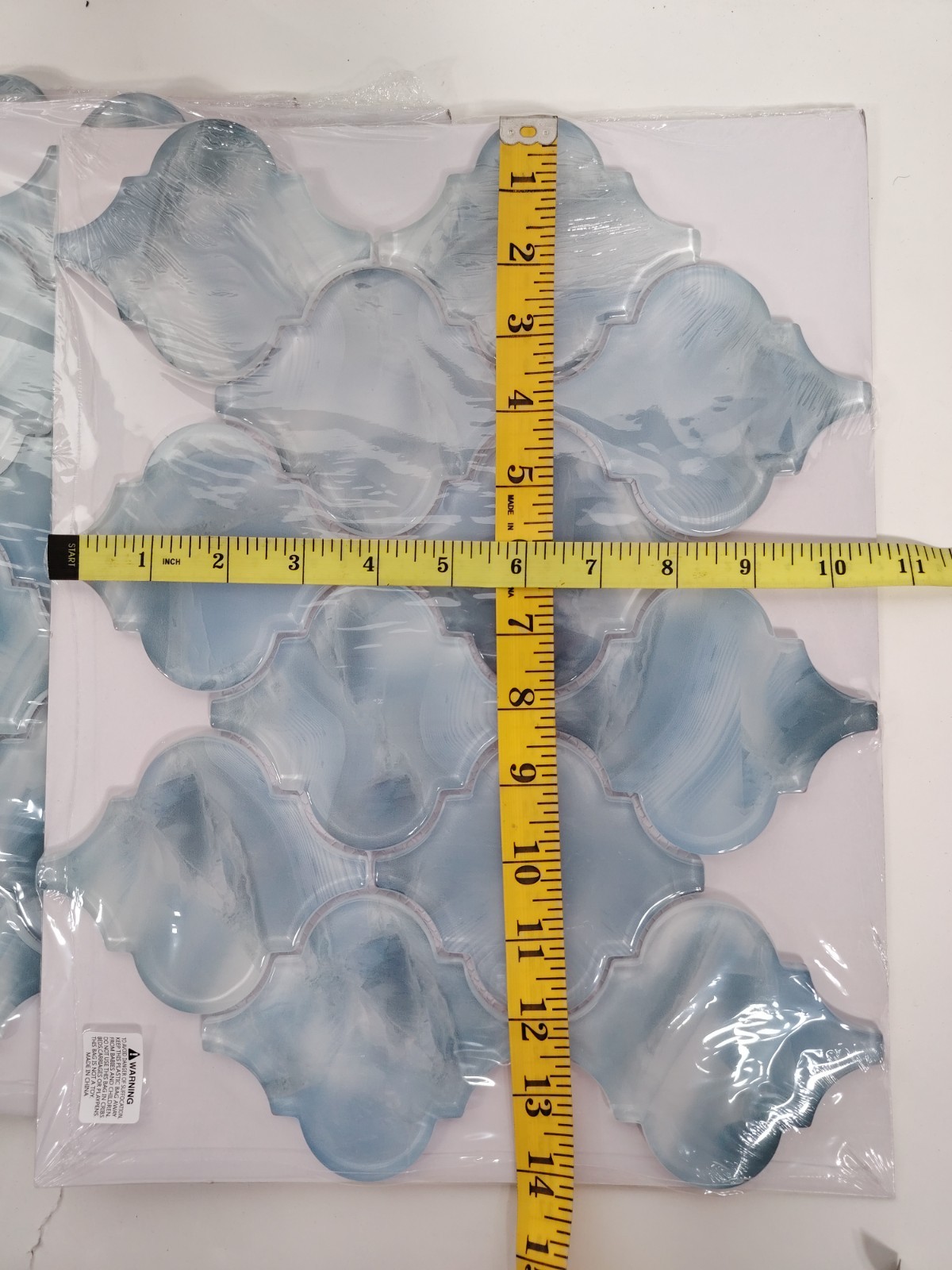 NEW~5 Sheets Arabesque Porcelain Tile for Kitchen Backsplash~ Free shipping