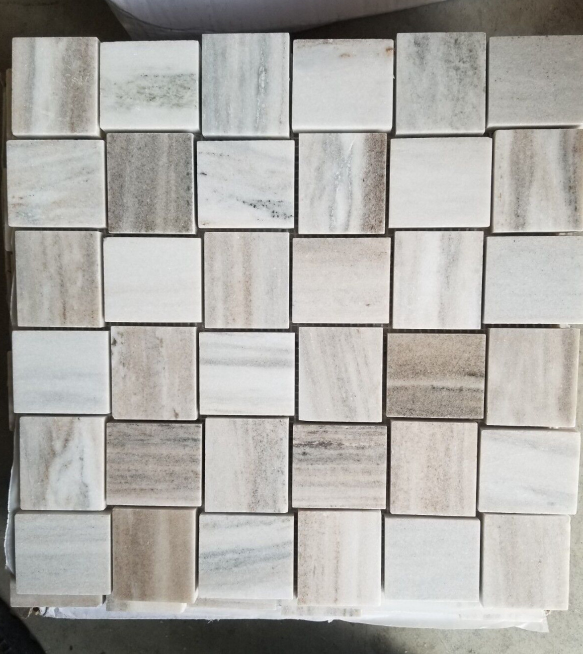 Palissandro Marble Basketweave Mosaics 2×2 WALL BACKSPLASH TILE shower 12 x12