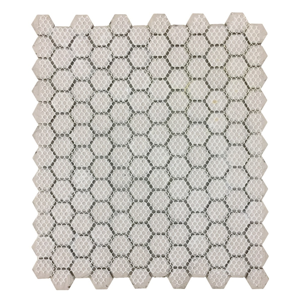 Porcelain Mosaic Hexagon Glossy Black Floor and Wall Tile 19.3 SQ FT