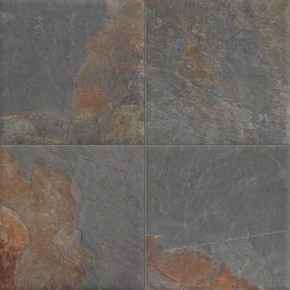 Flagstone Gold 24 In. X 24 In. X 0.75 In. Stone Look Porcelain Paver