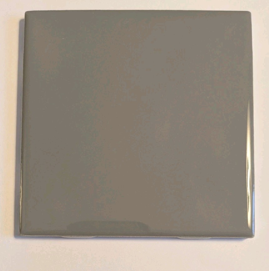 1 Daltile 4-1/4″ Glossy Tile Suede Gray Ceramic 0182 New