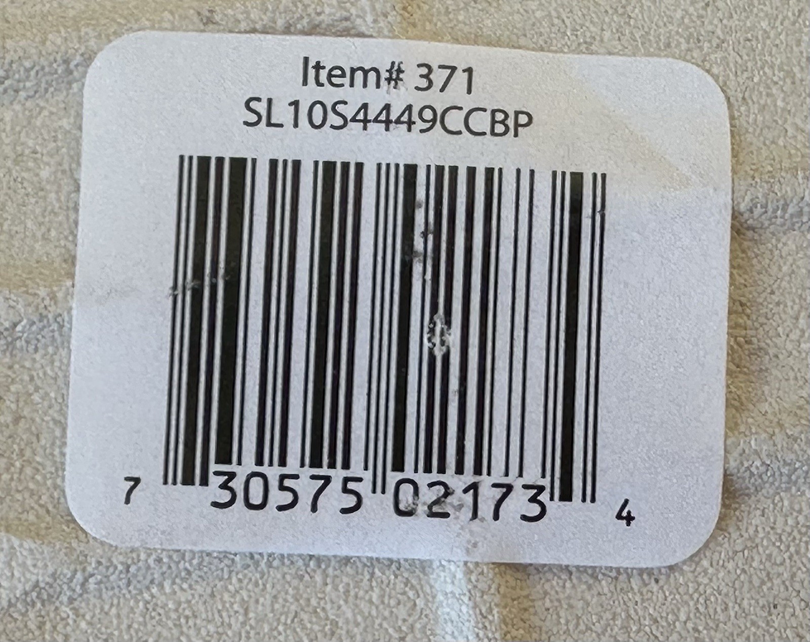 1 pc. #SL10 White: Gloss Ceramic Bullnose Tile by American Olean 4-1/4″