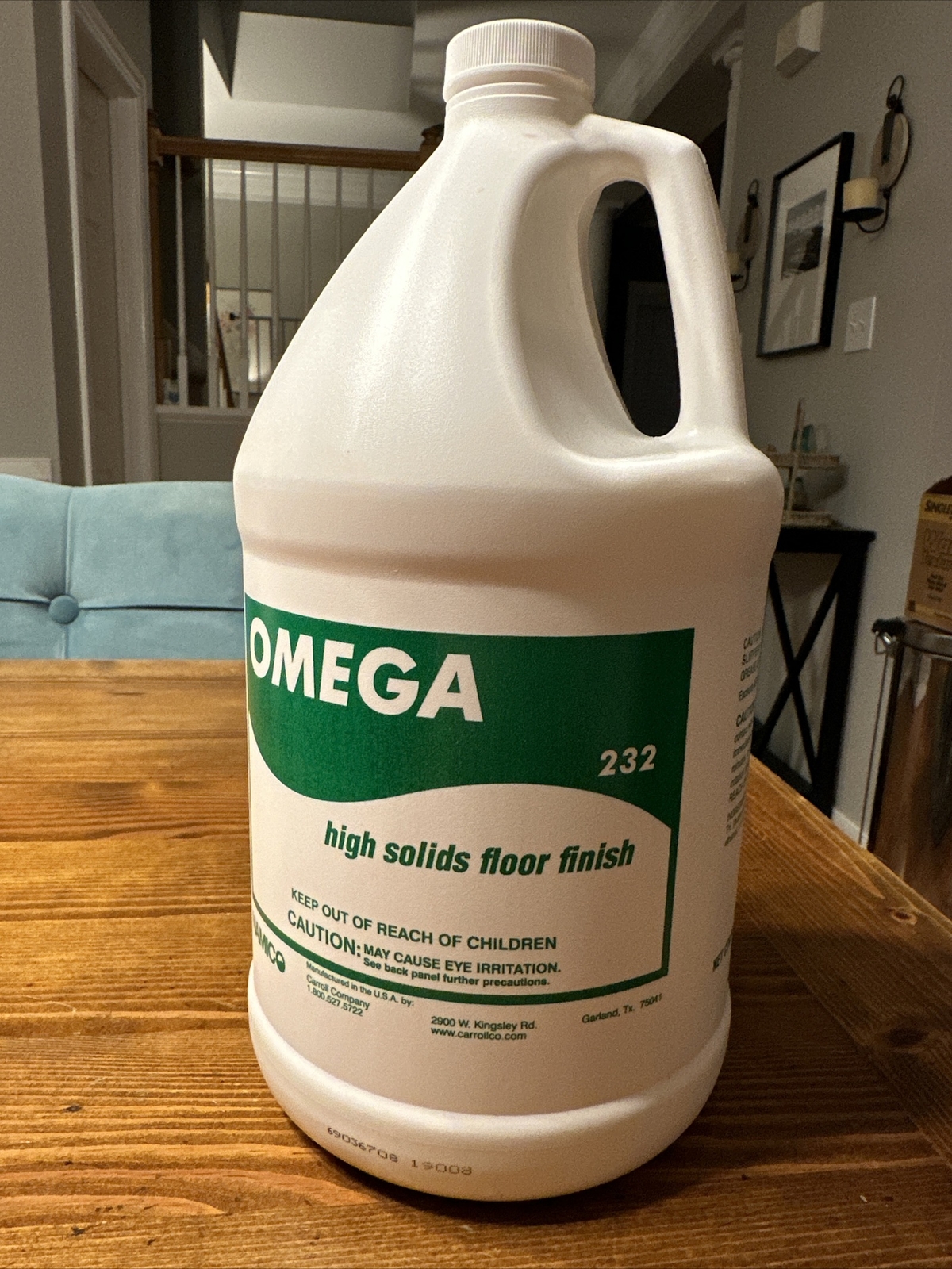 OMEGA 232 High Solids Floor Finish Namico 1 Gallon NEW Wood Flooring Hardwood