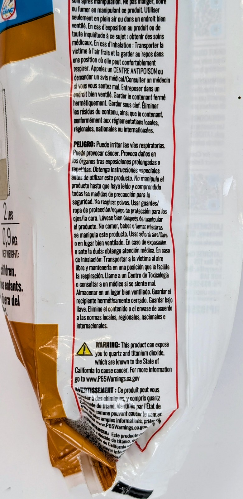 Laticrete Spectralock Grout Part C Powder 94 Walnut Color Full Unit 2 lbs