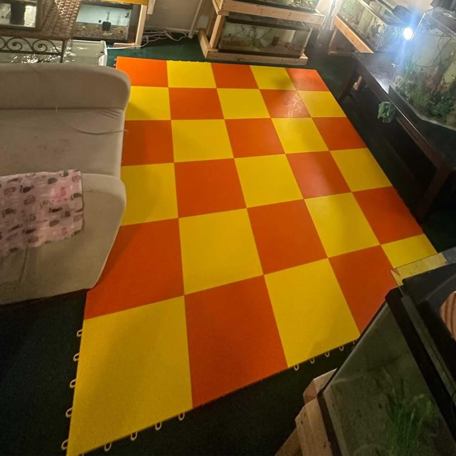 High Durability Colored Tiles – Roller Skate & Dance Floor//