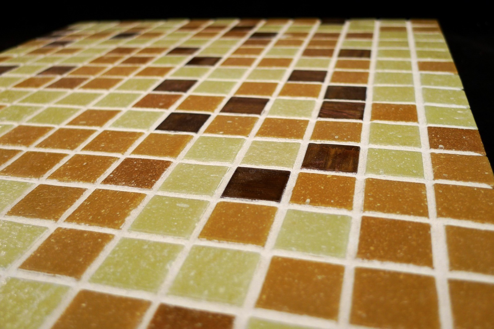 Mixed Autumn Color (Different shades of brown) Mosaic Glass Tile Kitchen & Bath