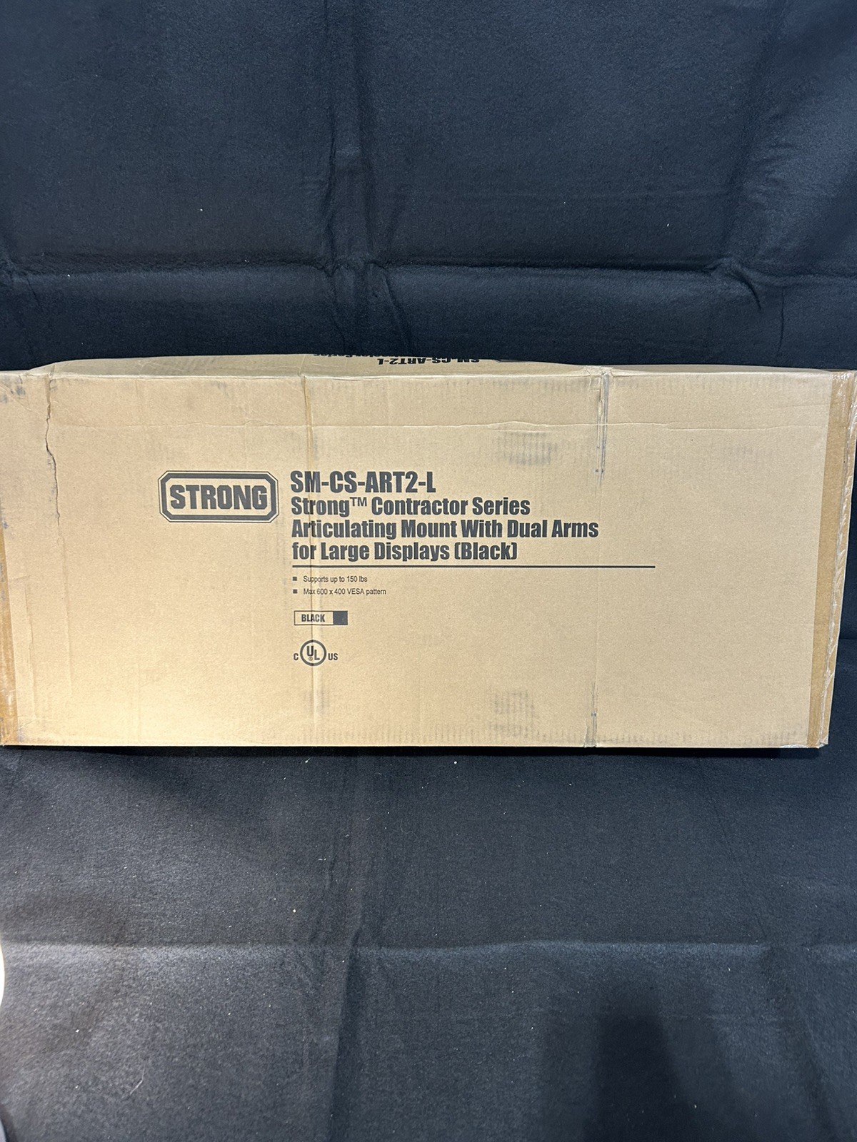 Strong SM-CS-ART2-L Contractor Universal Articulating Dual Arm TV Mount 37″ -70″