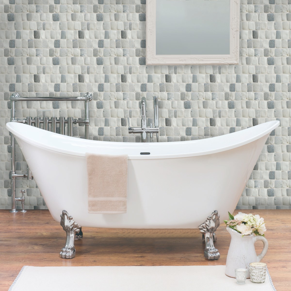 Canine Cloud Natural Stone Mosaic Wall & Floor Tile ($16.8/SqFt)