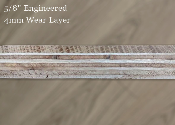 7 1/2″ x 5/8″ European French Oak Engineered Flooring Galleon – Sample