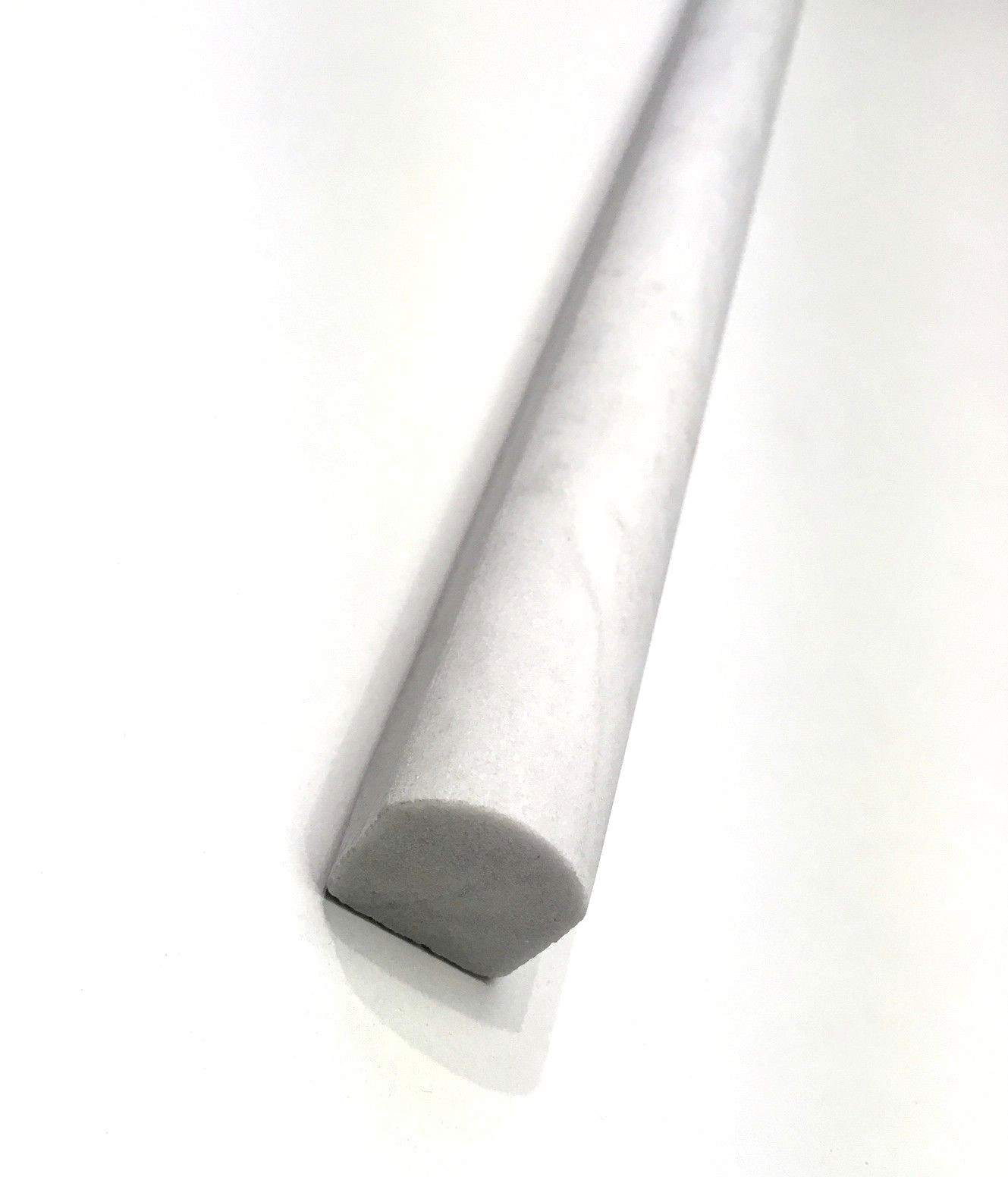 3/4″X12″ Carrara Marble ChairRail Pencil Molding Liner Wall Trim (BOX OF 10)