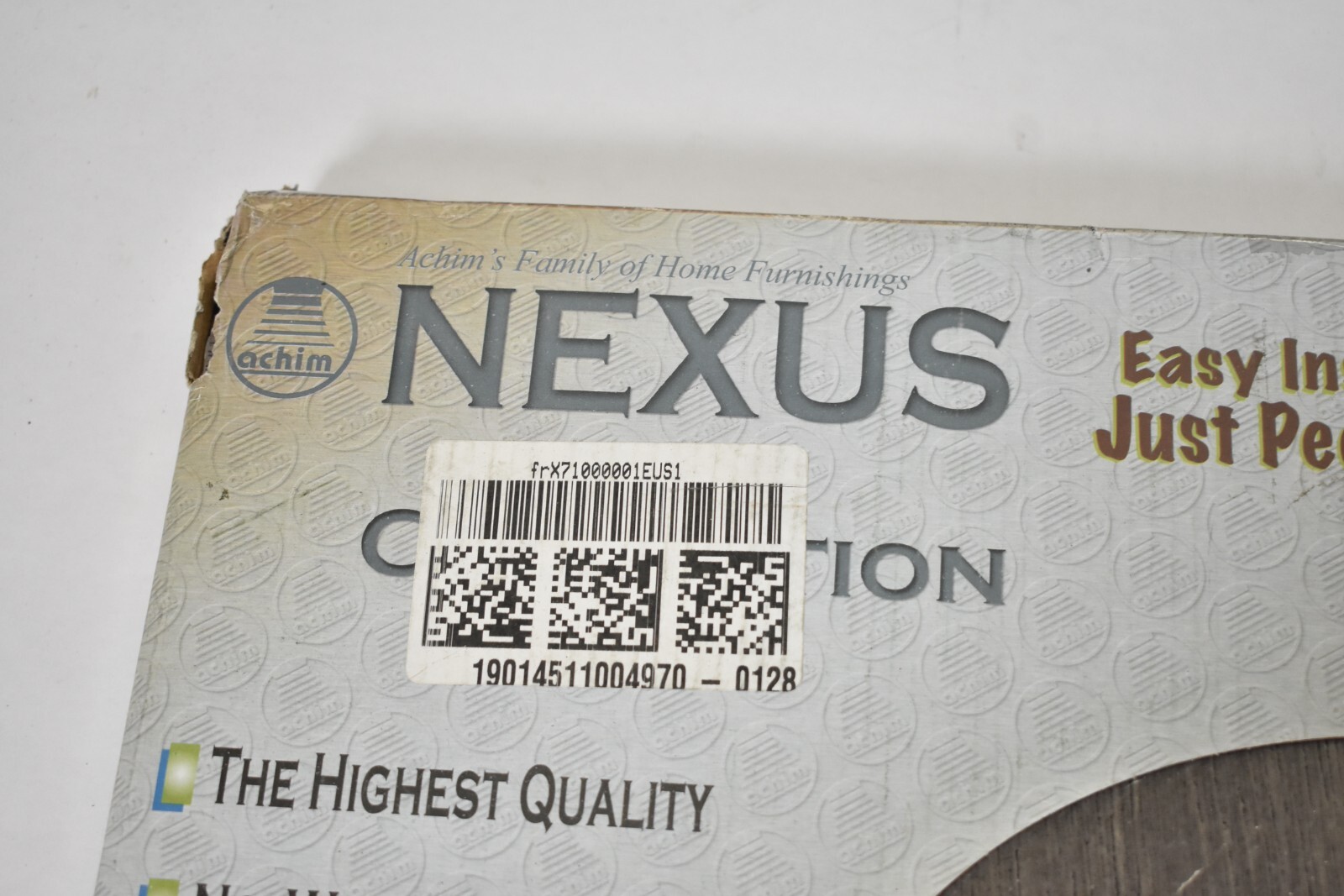 Nexus Self Adhesive 12″ Vinyl Floor Tiles 20 Pack 12″ x 12″ Gray Wood No Wax