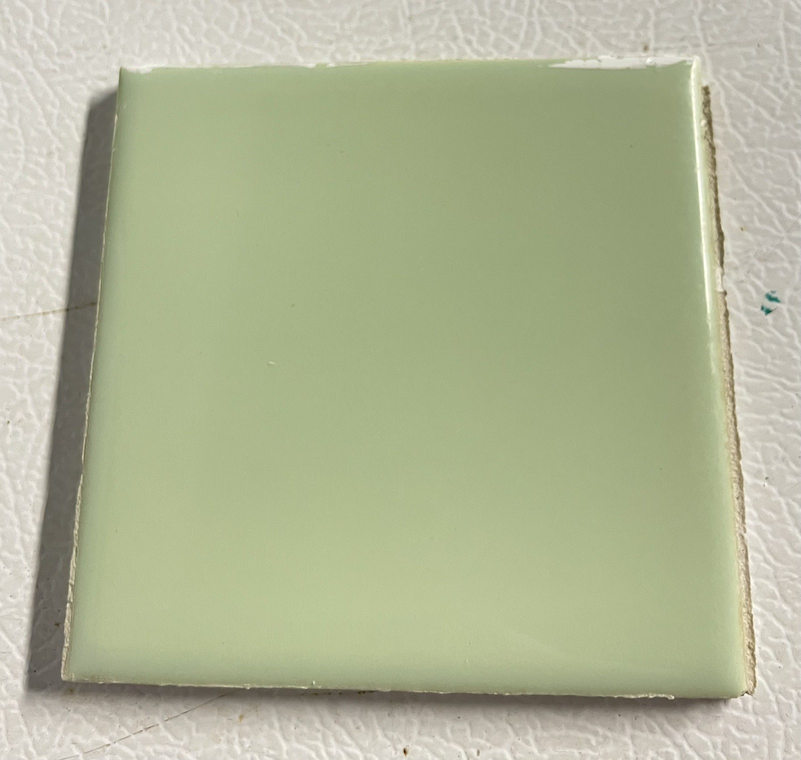 American Olean Vintage Ceramic Tile Spring Green Salvaged 1950s Bathroom Single