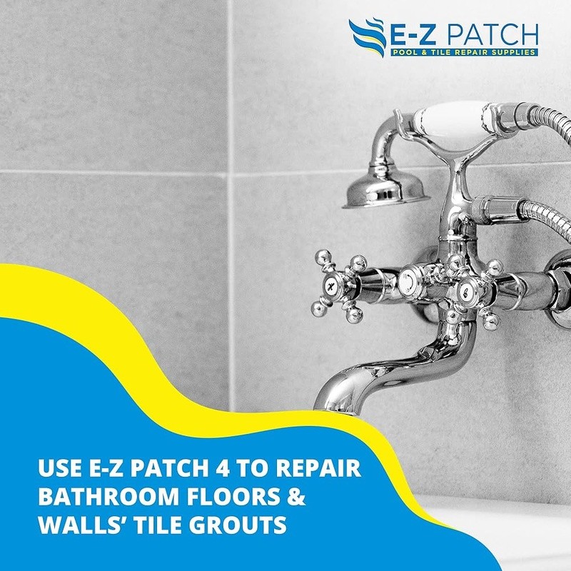 Easy Grout Repair Kit Low Odor Adjustable Epoxy Pool Tile Shower Repair 3lb New