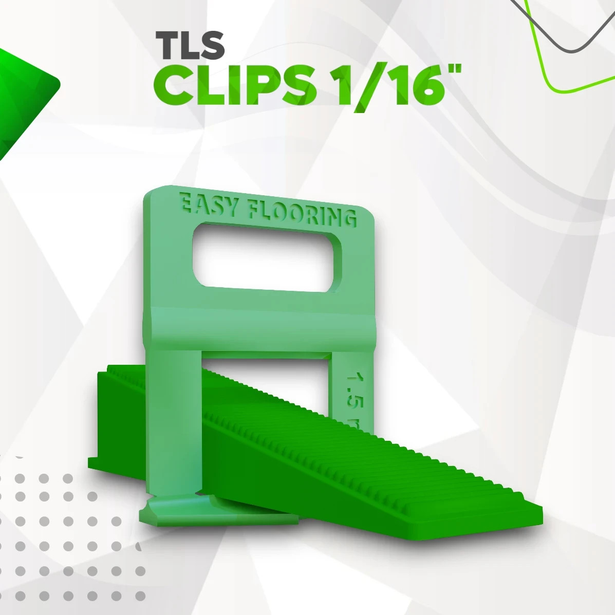 Tile Leveling System Clips 1/16″ (1.5 mm) – Standard Spacers