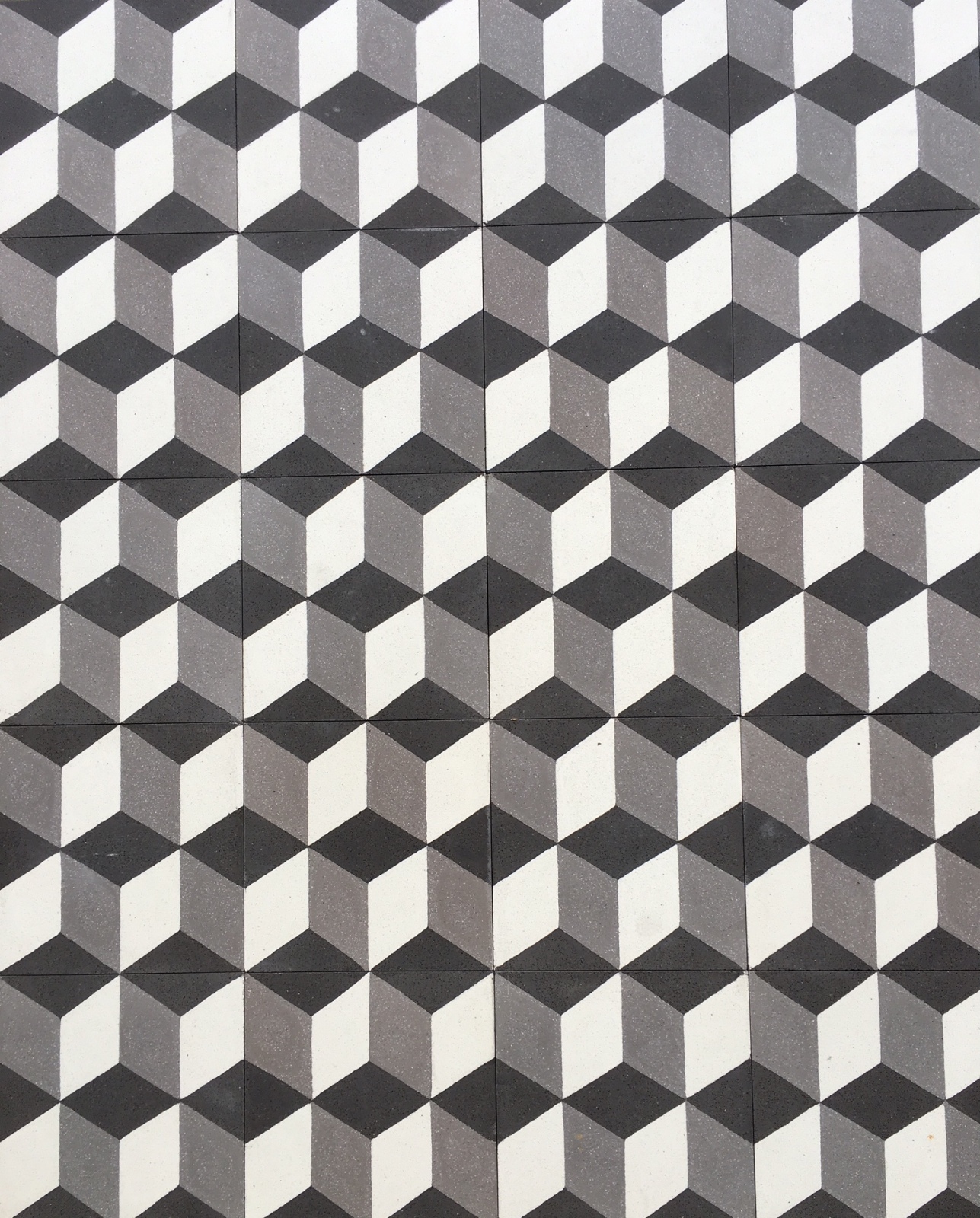 8×8 Hexagonal 3 Dimensional Encaustic Cement Floor and Wall Tile Kitchen Bath