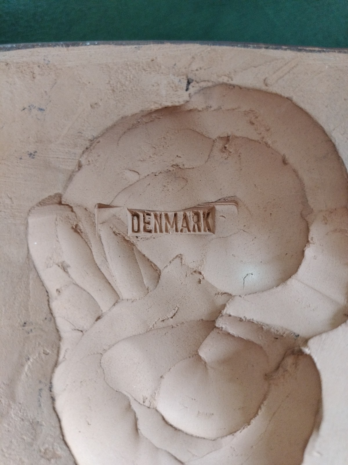 Vintage Viking Tile – Unique Clay Tile – Fantasy Decor – Made In Denmark Danish