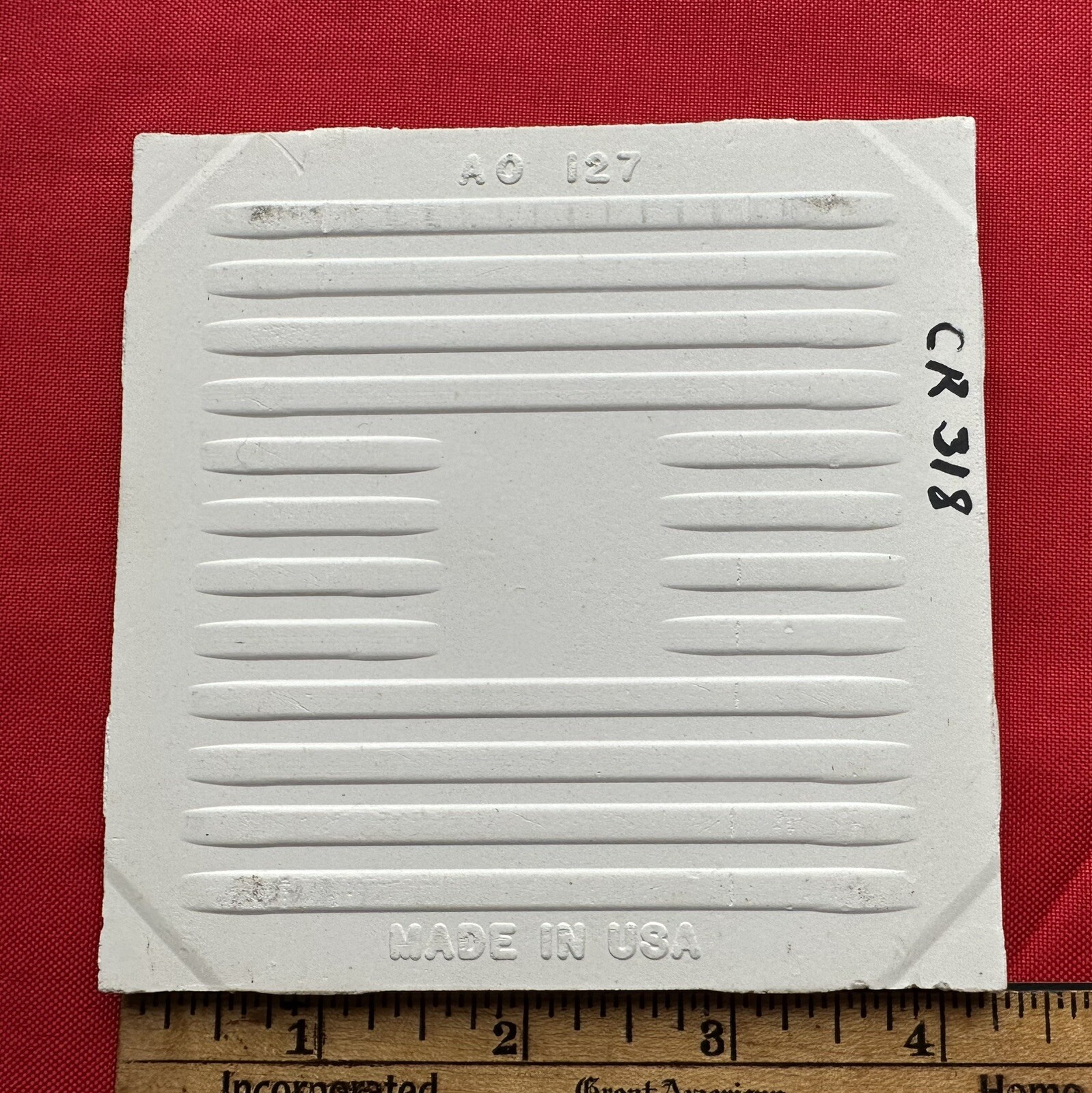 1 pc. *Golden Yellow* Ceramic Tile Crystalline Glazed by American Olean 4-1/4″