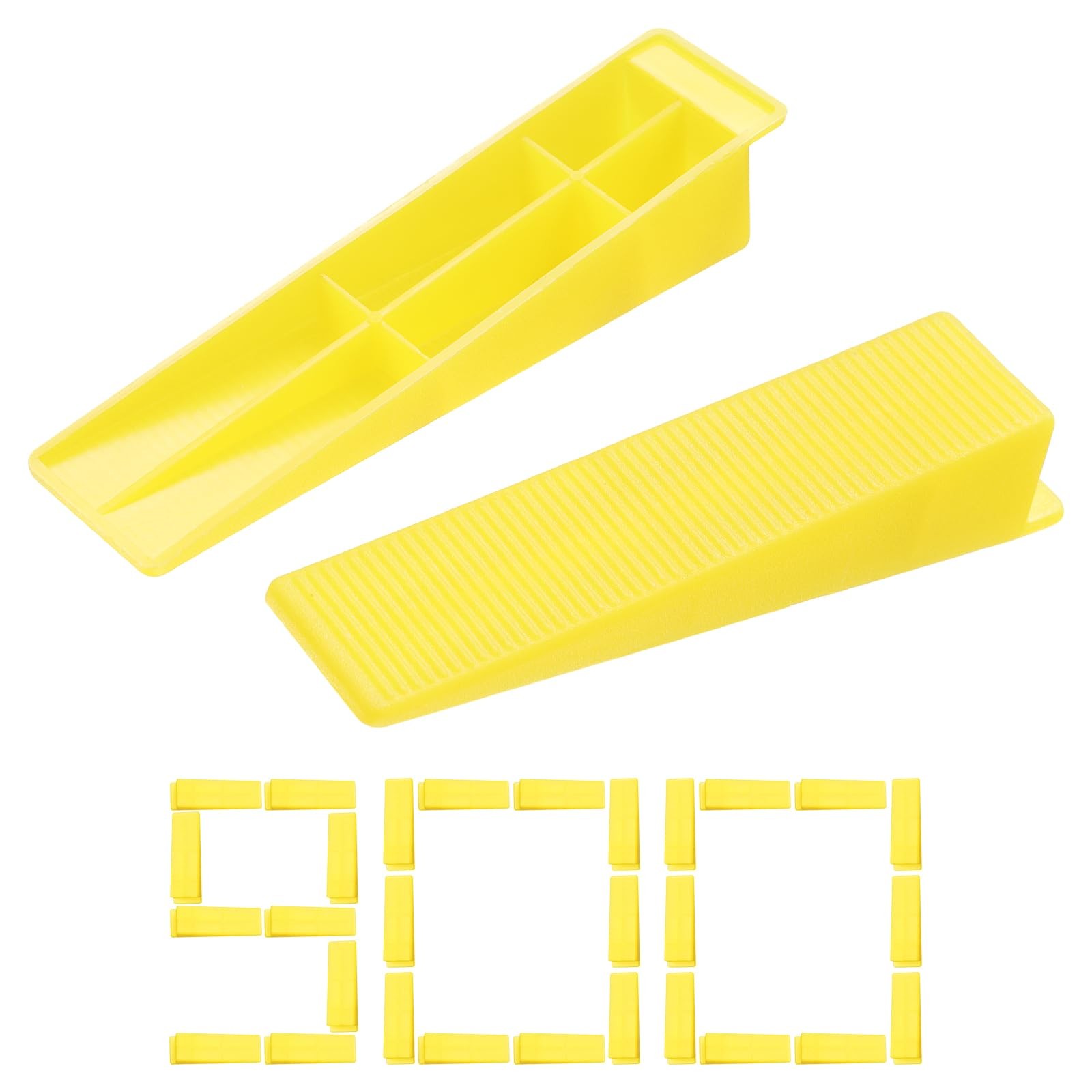 PATIKIL 900 PCS Tile Leveling System Wedges, Reusable Tile Leveling Wedges fo…