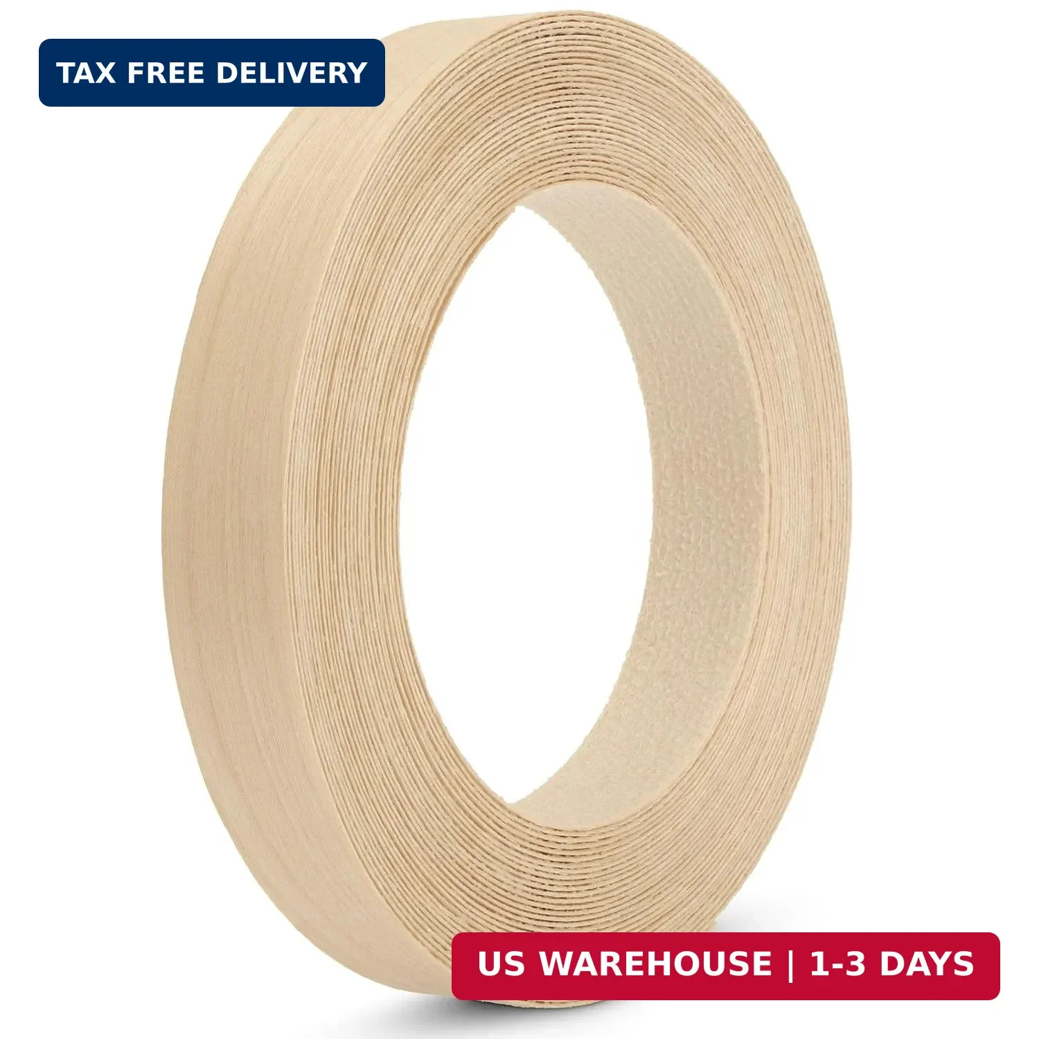 Birch Edge Banding 3/4″ x 50FT Roll – 8FT+ Continuous Lengths for Seamless Look,