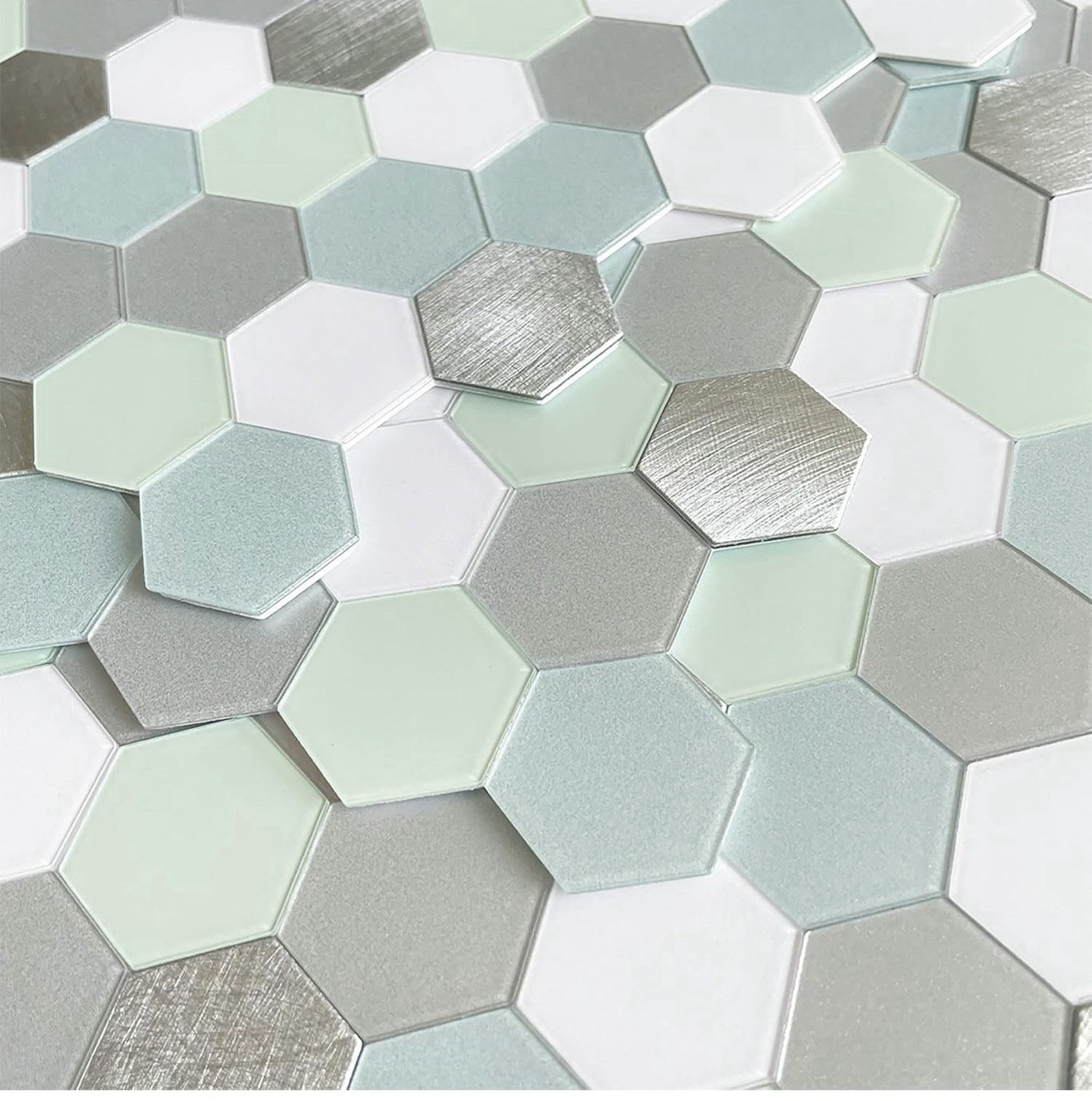 10 Peel and Stick Tile Backsplash,Kitchen Bathroom Wall Adhesive