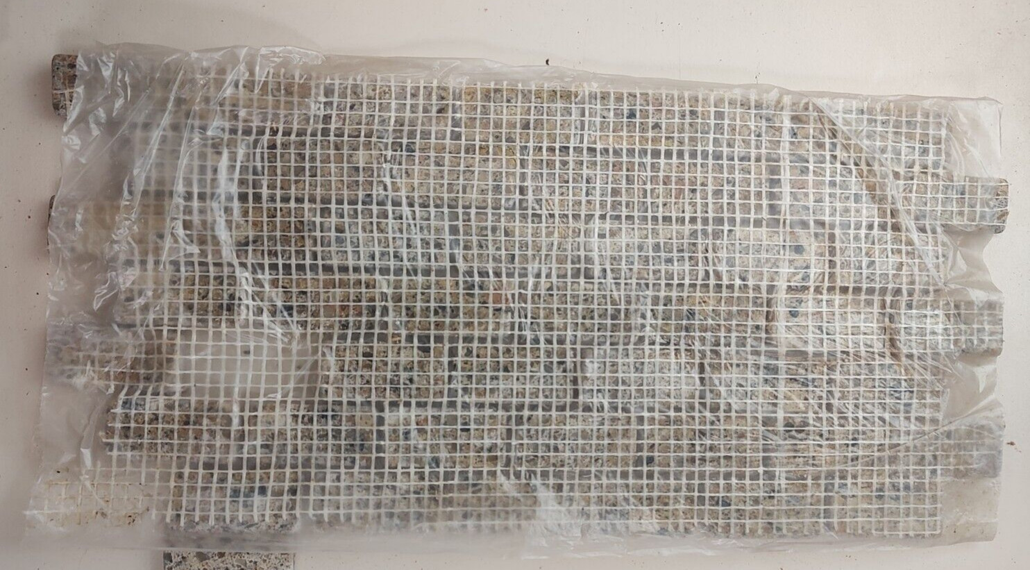 2 Silestone quartz mosaic tile sheets 6″ x 13″