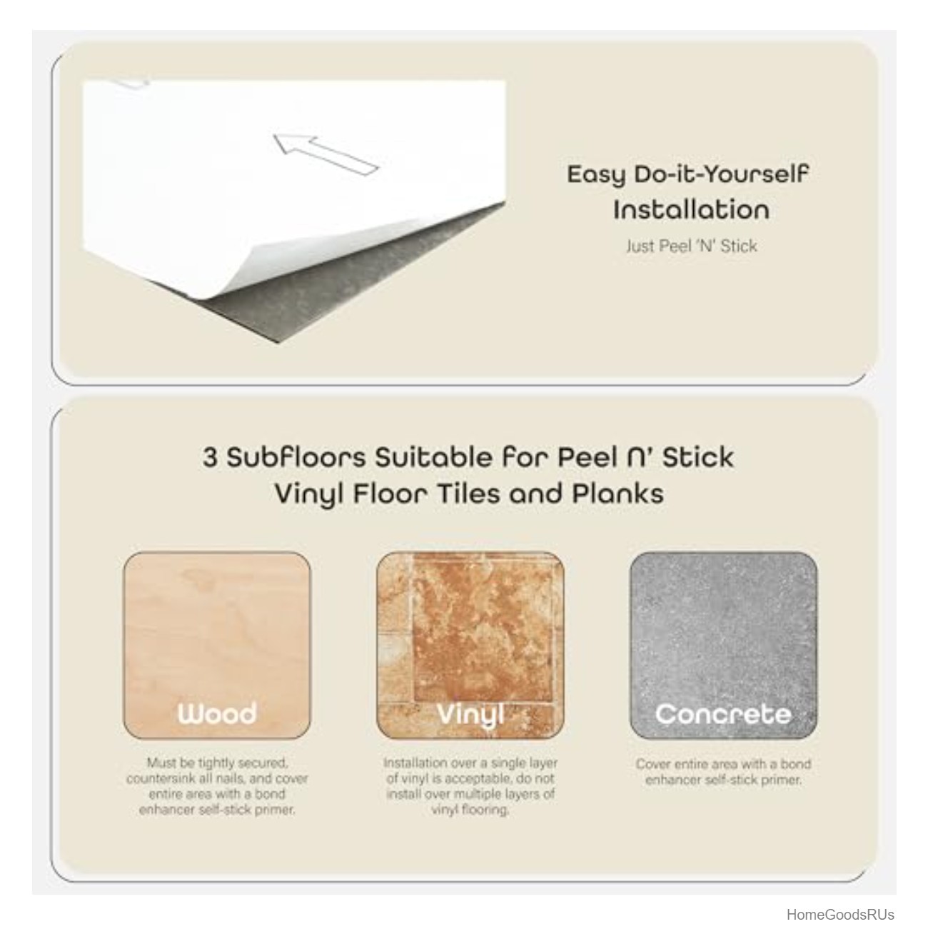 Vinyl Flooring Peel and Stick 12×12 Blue Diamond 2mm 9 Tiles Commercial Gauge