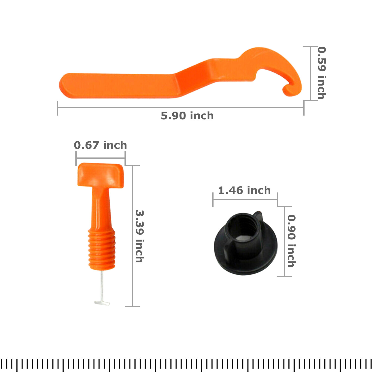Reusable Anti-Lippage Tile Leveling System Positioning T-lock Floor Tool 50/200x