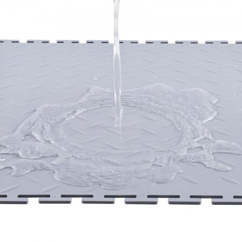 Garage Floor Tiles Interlocking, 16 Pack 20.2 x 20.2 x 0.2 in Interlocking Modul