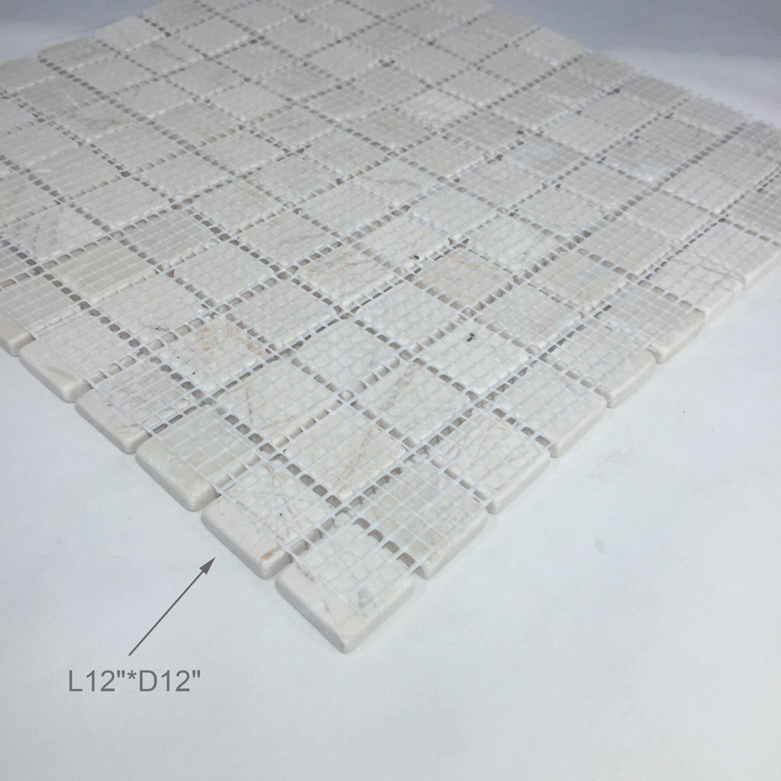 Marble Mosaic Tile Polished Genuin Stone Mosaic Flooring Backsplash Shower Bath