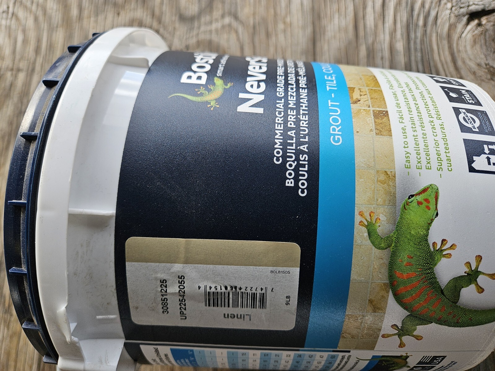Bostik TruColor Rapid Cure Premixed Urethane Grout 9 Lb by Bostik Color: Linen
