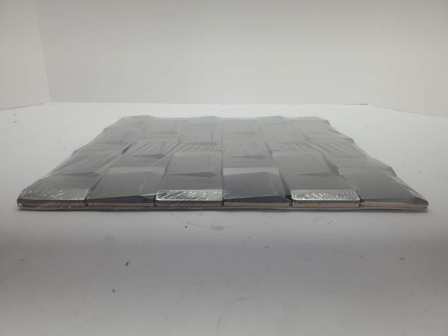 5 Sheets Wall Backsplash Tile, Metal 3D Wall Backsplash Mosaic Tile Sheets