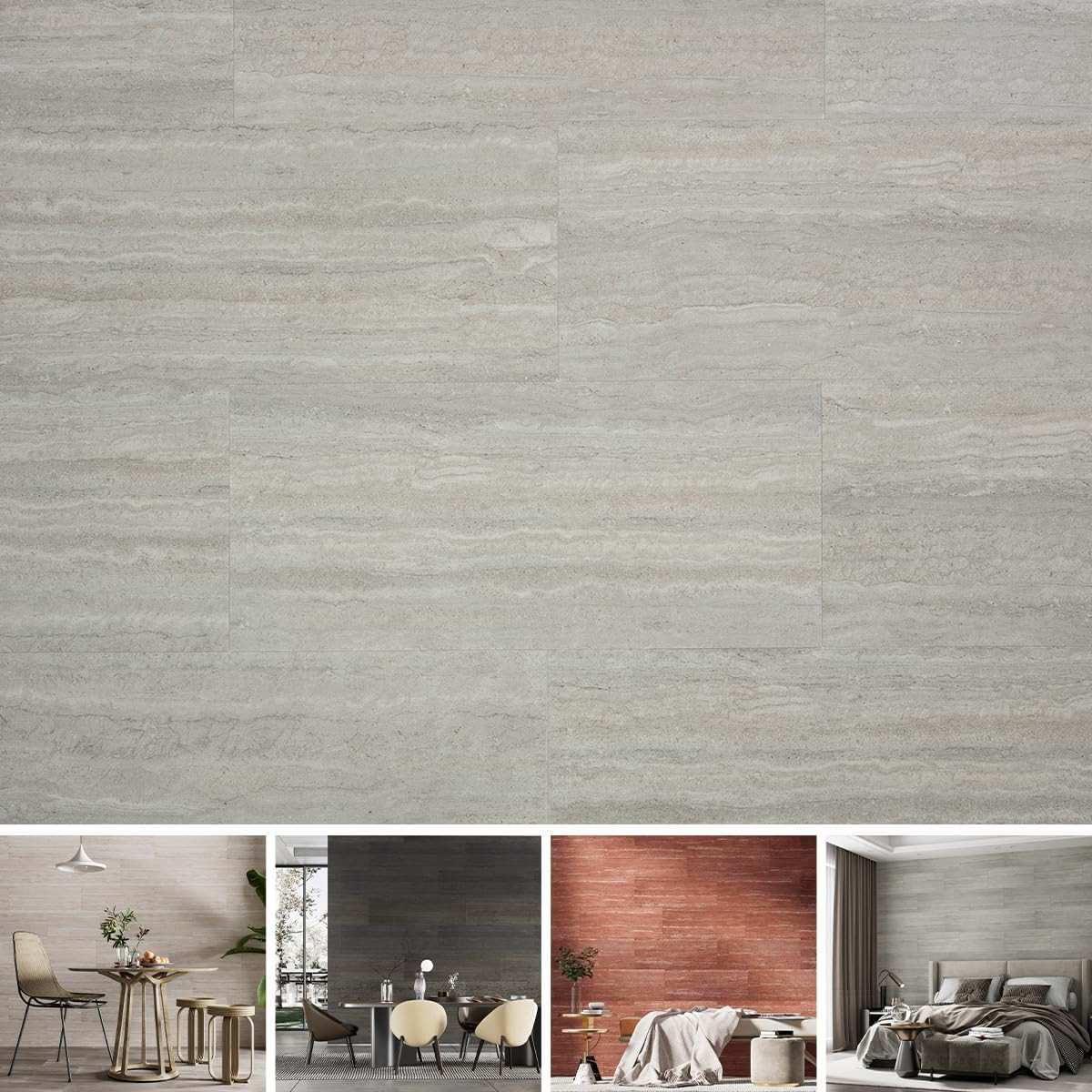 15Pcs Flexible Soft Stone Wall Panels for Indoor/Outdoor Decor