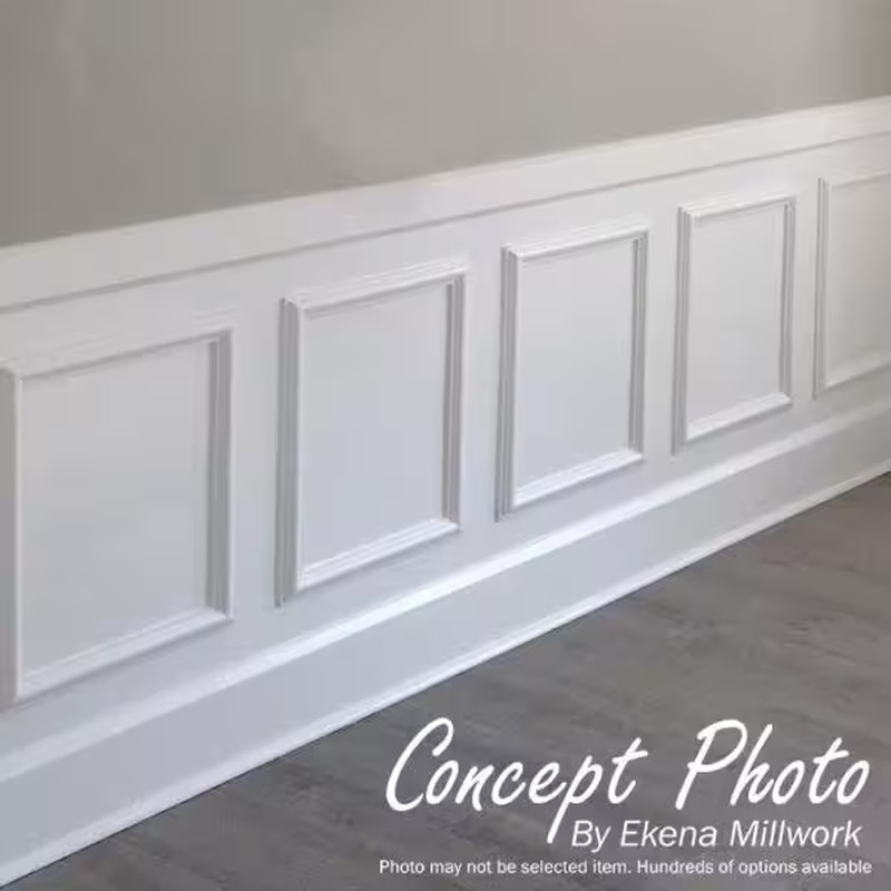 20 In. W X 24 In. H X 1/2 In. P Ashford Molded Classic Wainscot Wall Panel