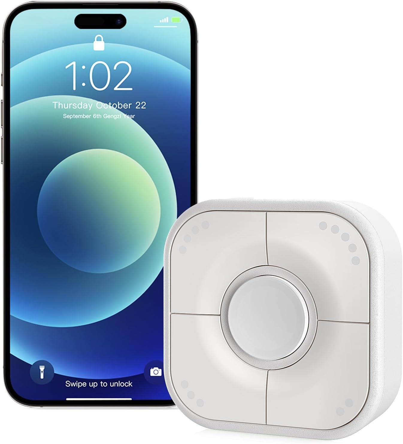 Onvis Smart Button, 5-Keys Smart Switch, Scene Controller, Compatible